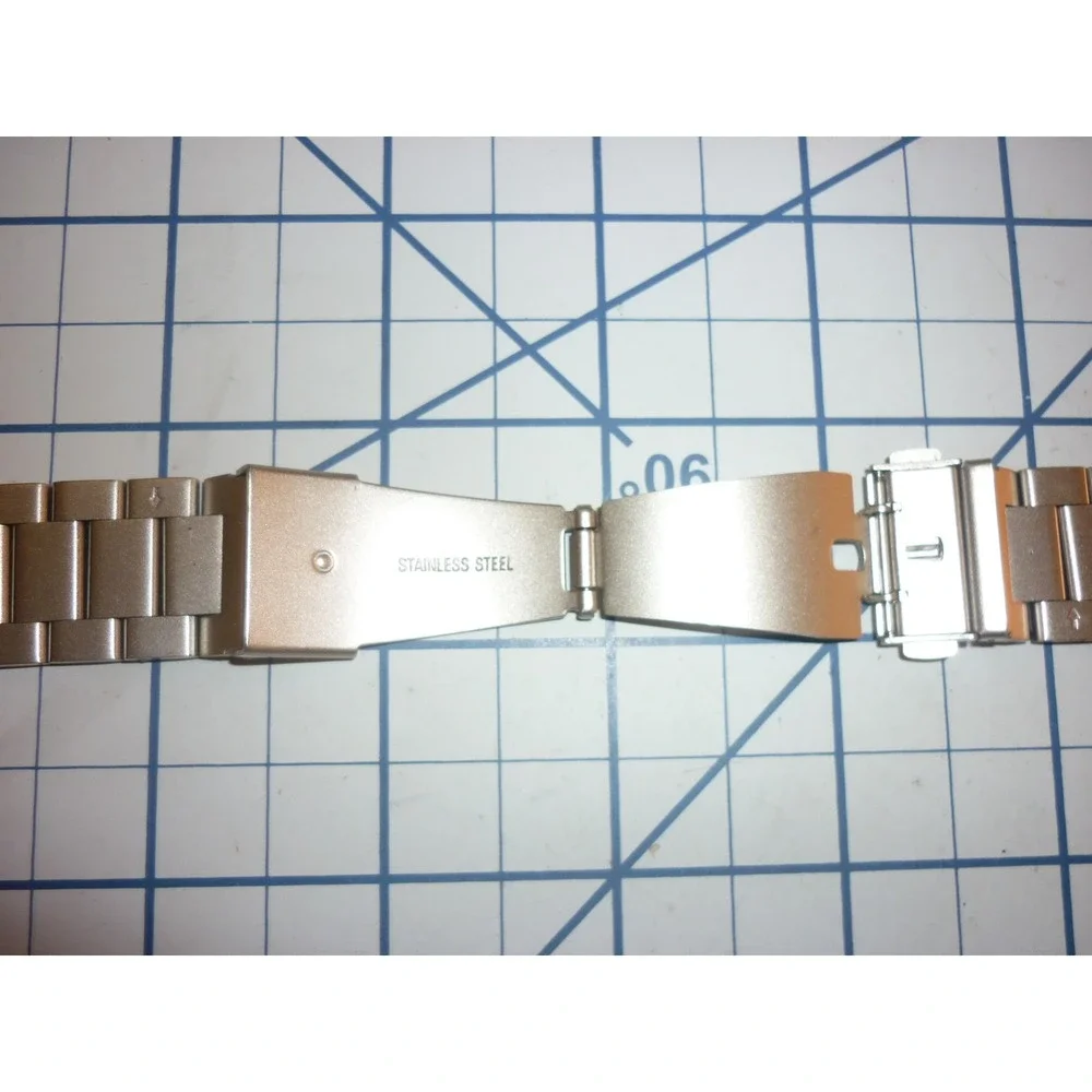 Stainless Steel Link Band for Apple Watch Brushed Champagne Starlight 42/44/45mm